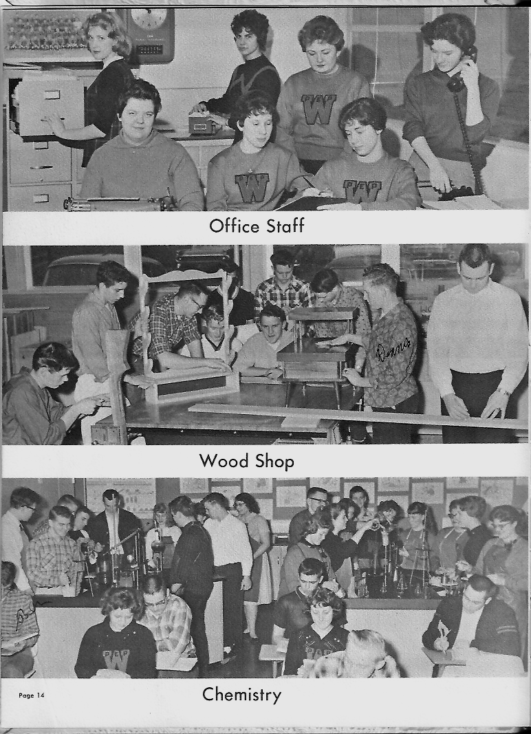 Vintage pictures from historic yearbooks