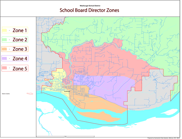 Washougal school board director zones