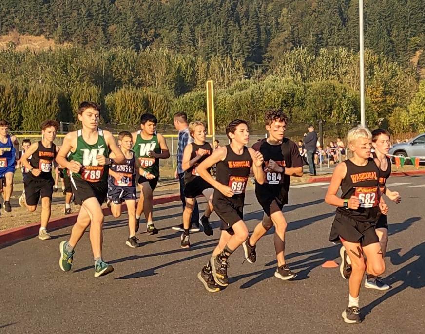 Washougal middle school cross country runners